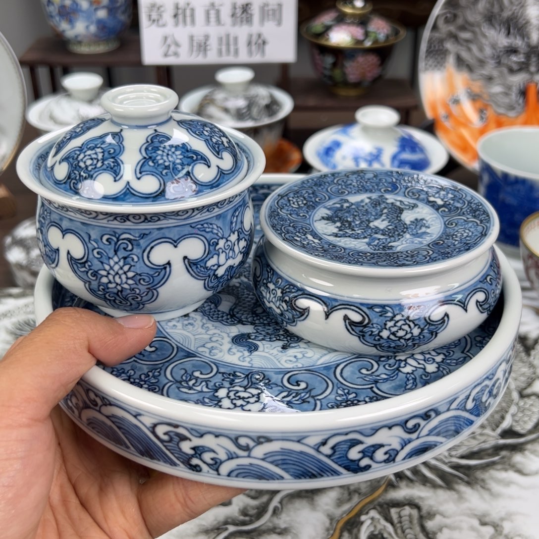 杪***七景德镇手工手绘陶瓷