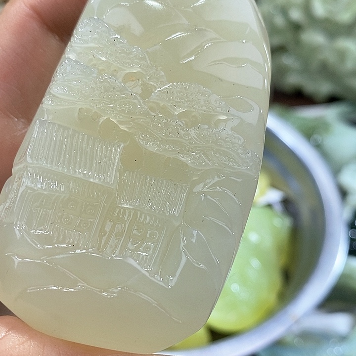 岫玉岫玉手把未镶嵌