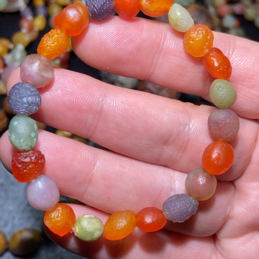 【闪购商品】玛瑙/玉髓项圈合金茶*姐