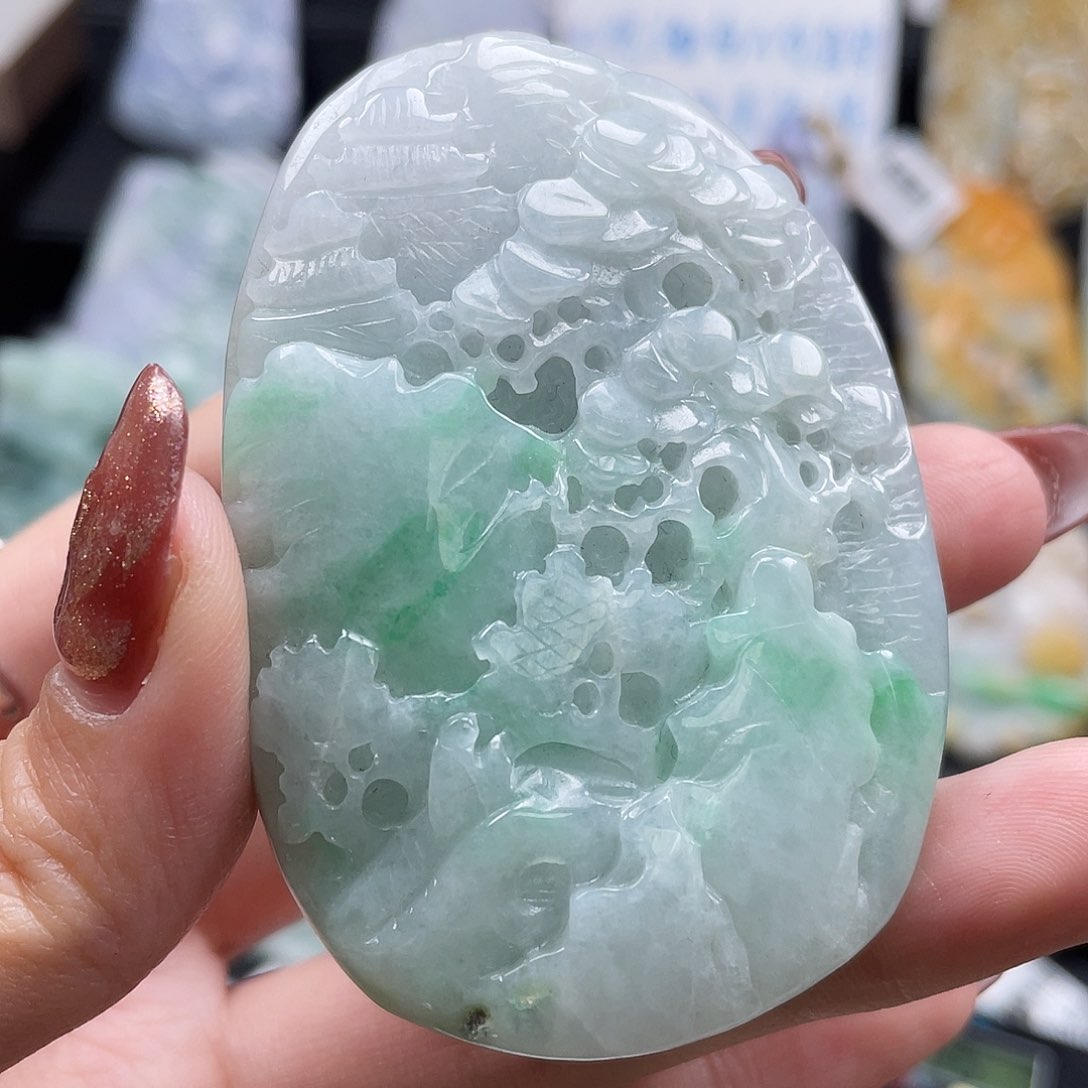 翡翠吊坠(不含链)未镶嵌