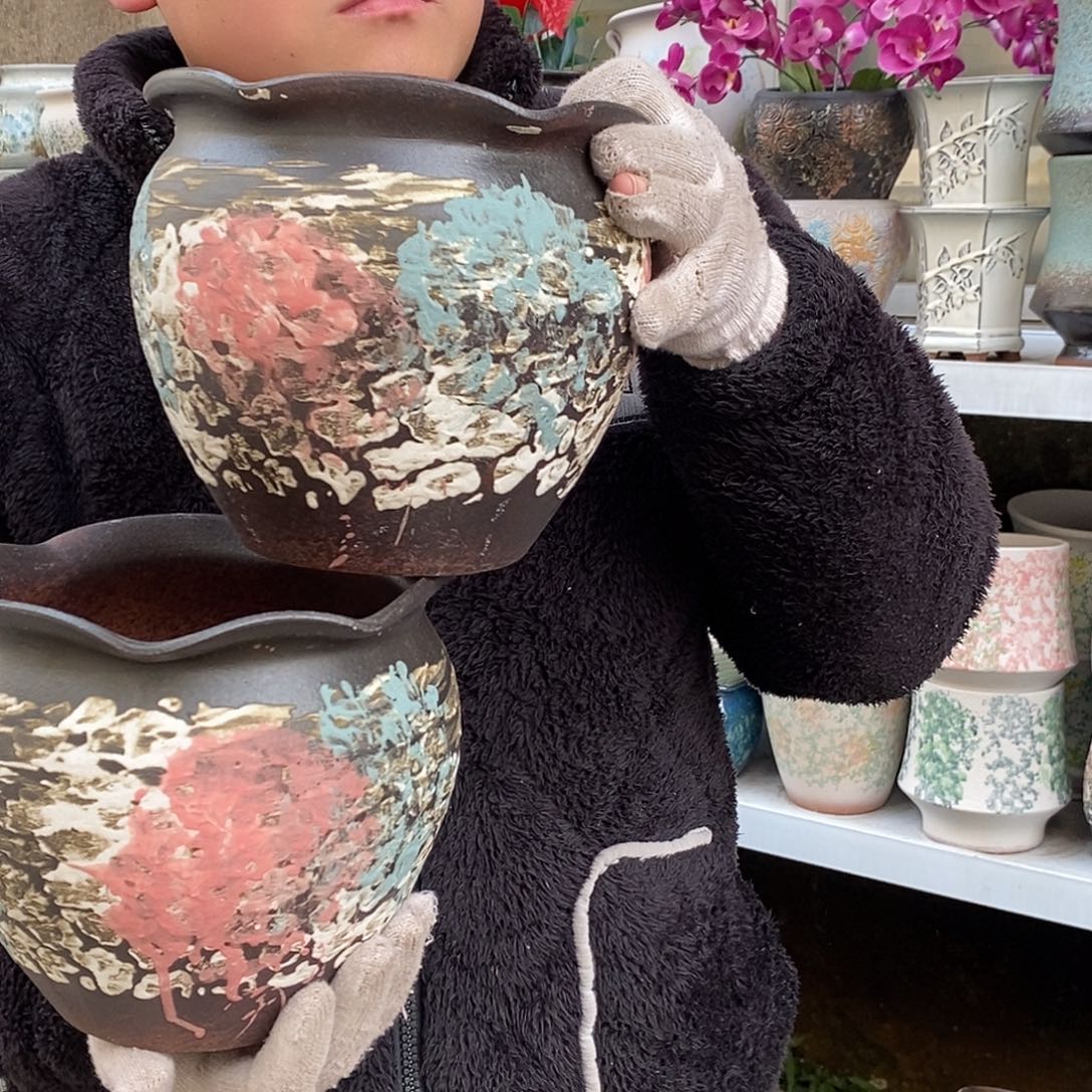 花盆紫砂口20高18福利