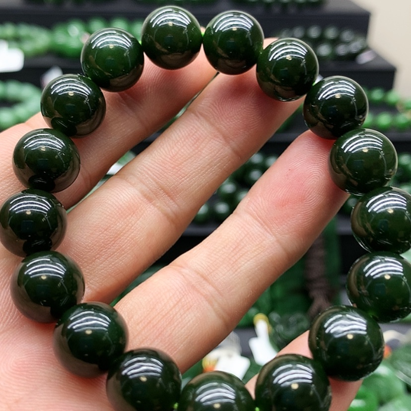 【闪购商品】和田玉（碧玉）手链未镶嵌