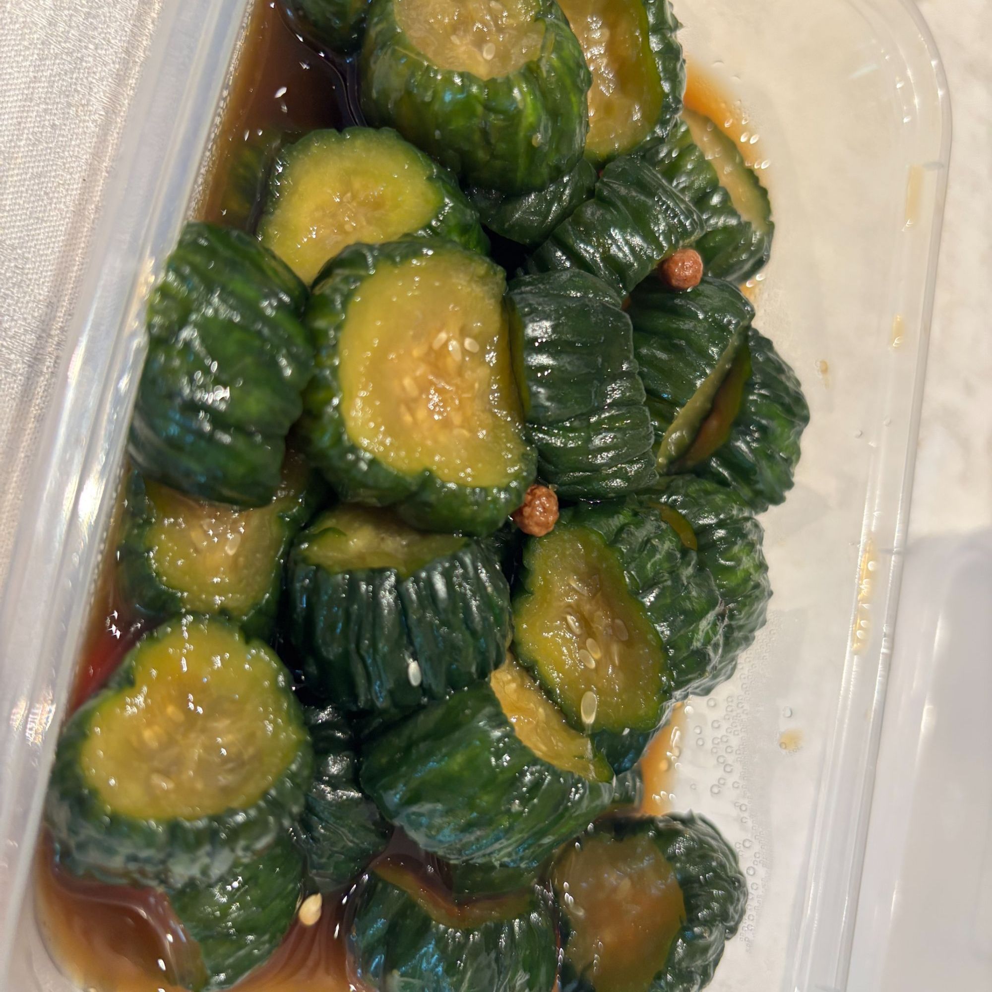 醋泡黄瓜一份