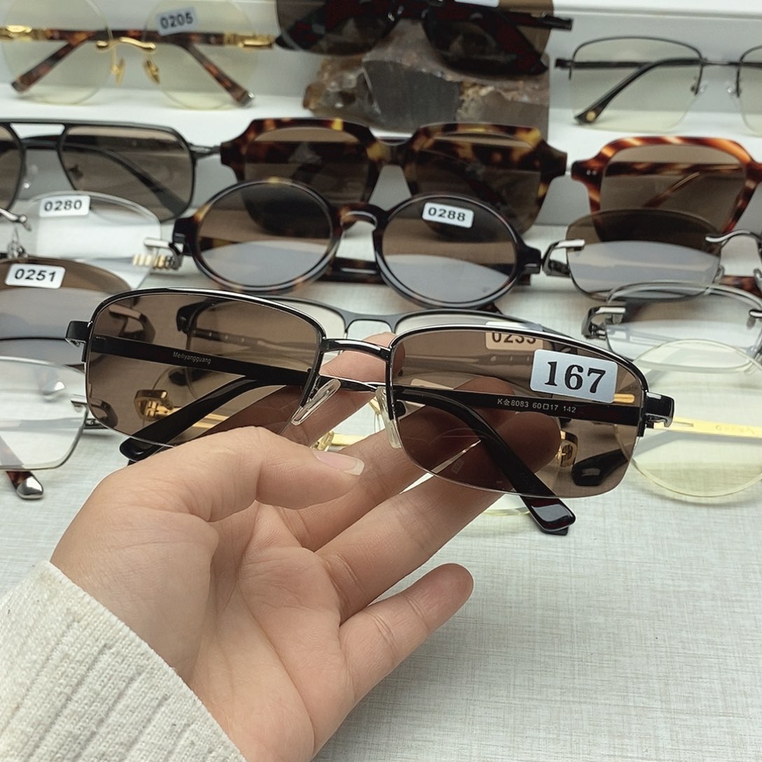 天然水晶石头眼镜