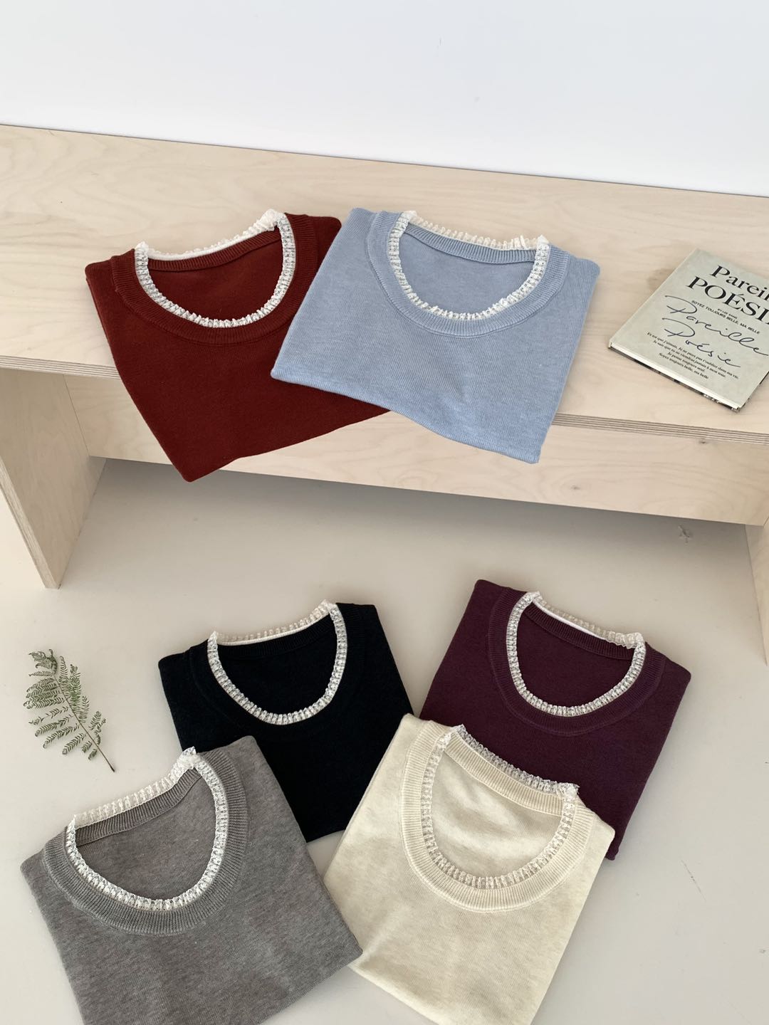 1号简约纯色翻领针织衫短袖T恤合集链接