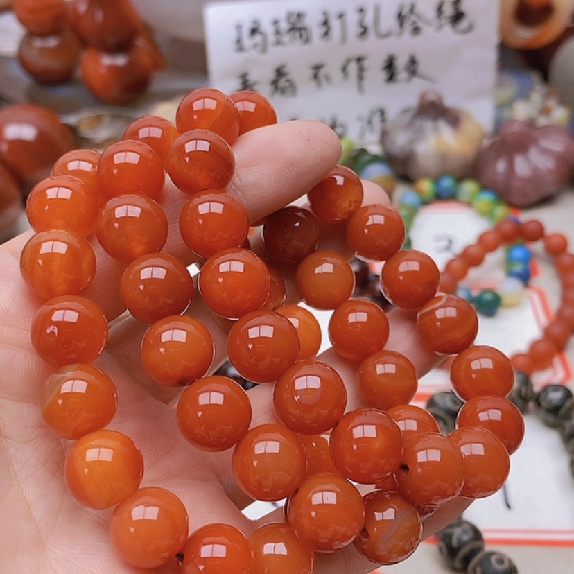 【闪购商品】未镶嵌玛瑙/玉髓珠宝半成品高**水