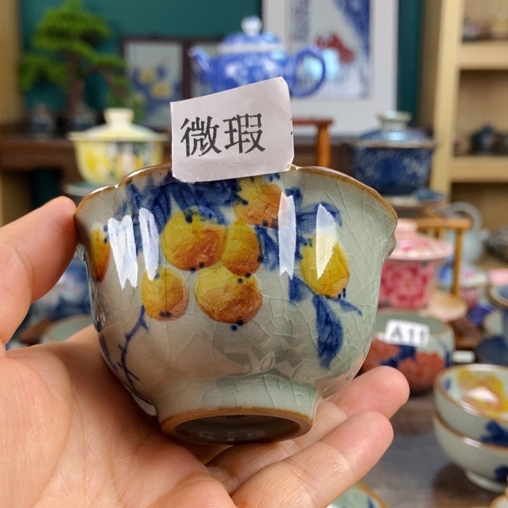瓷片手工制作工艺精湛等特点