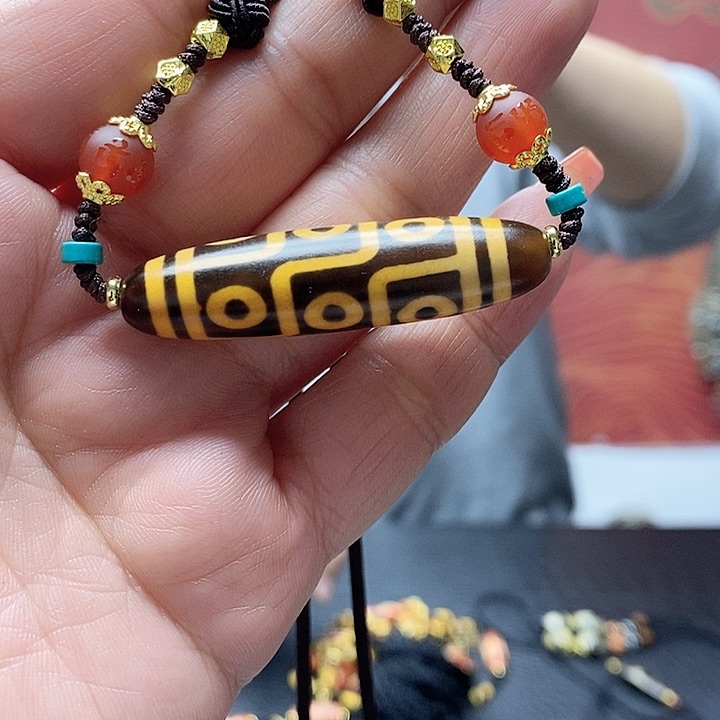 玛瑙/玉髓颈饰合金