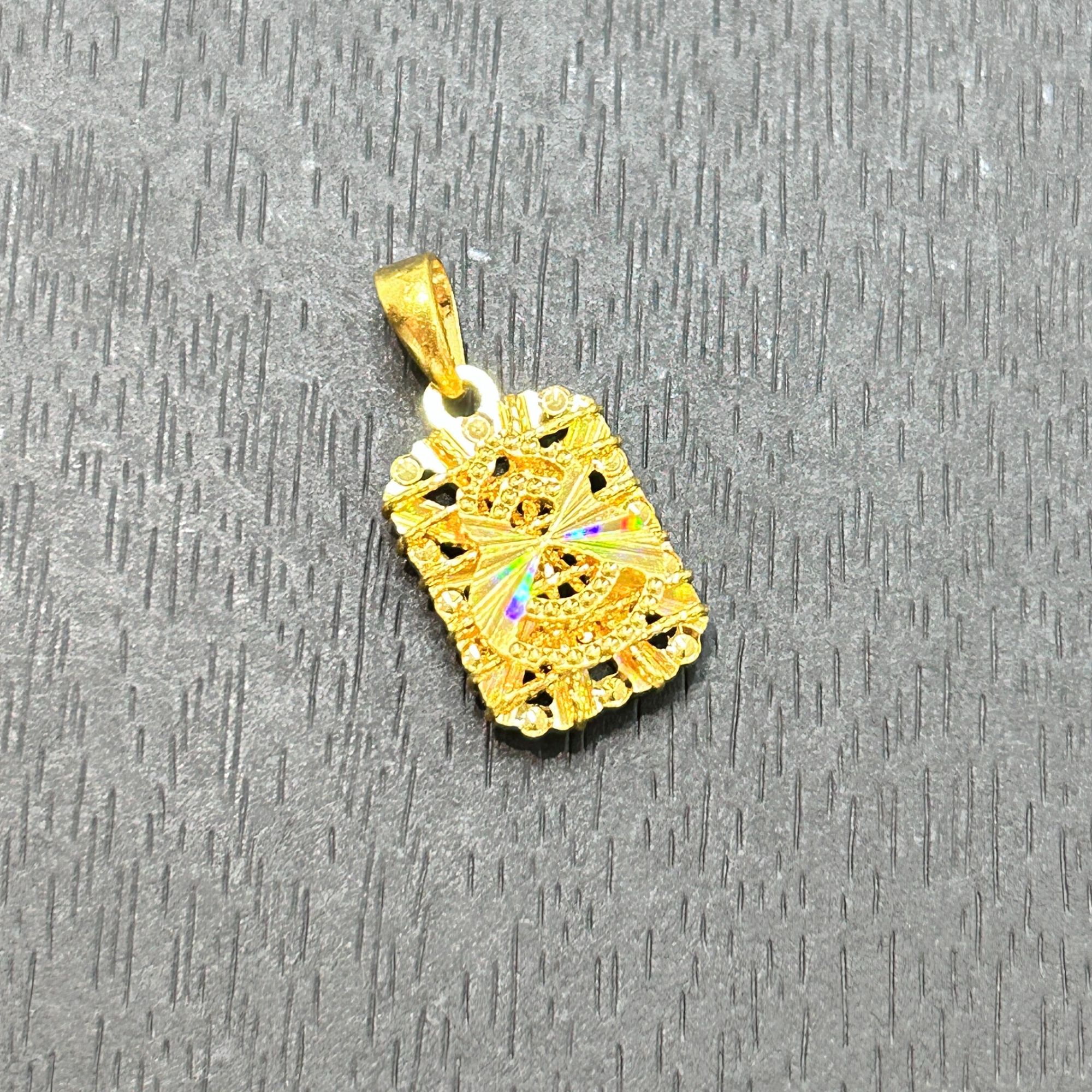 【店长专享】足金999投资金攒黄金七彩方牌ZBHJD1608克重多退少补