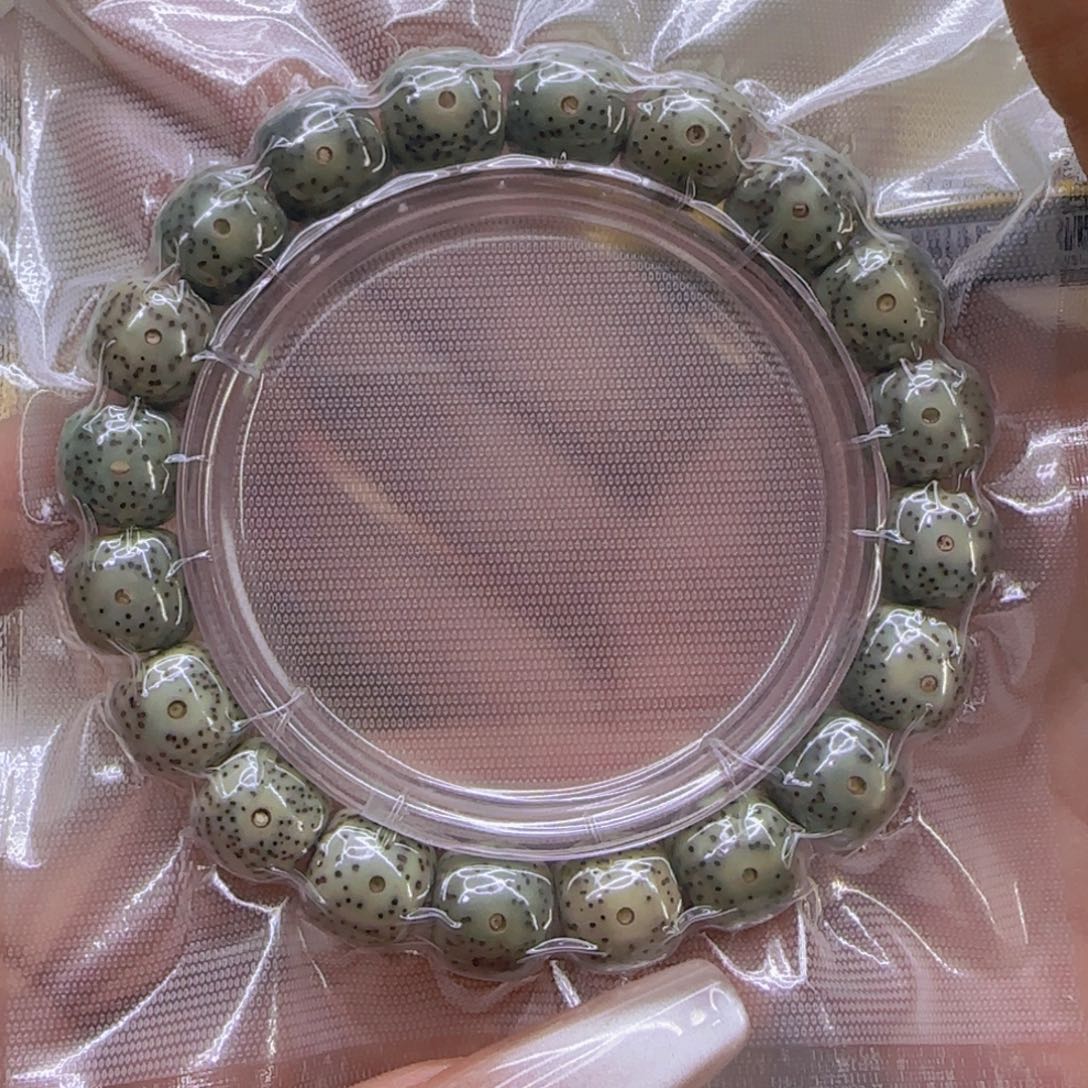 星月菩提手串65灭火绿星月菩提1.2桶单圈