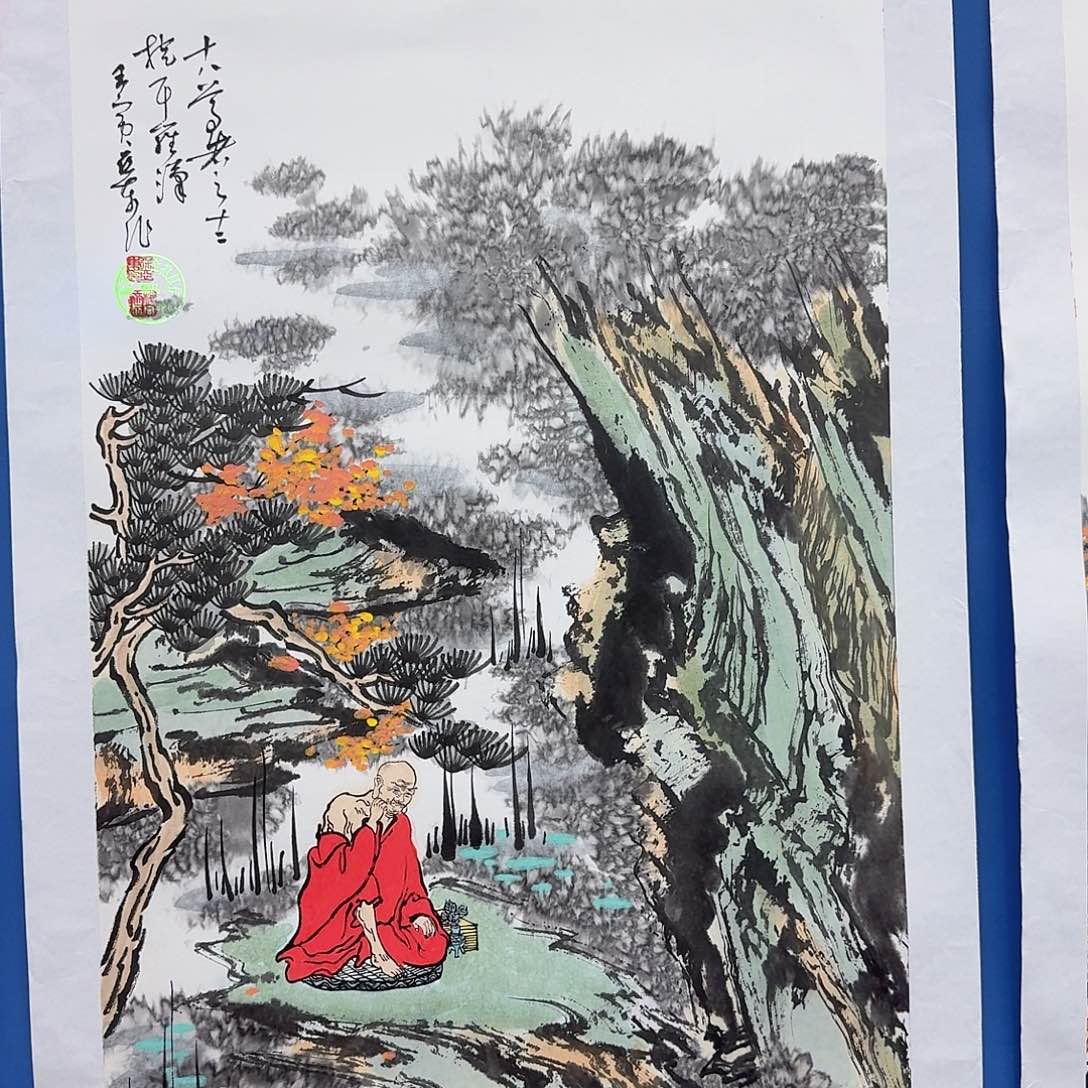 国画多次参加国内外大型