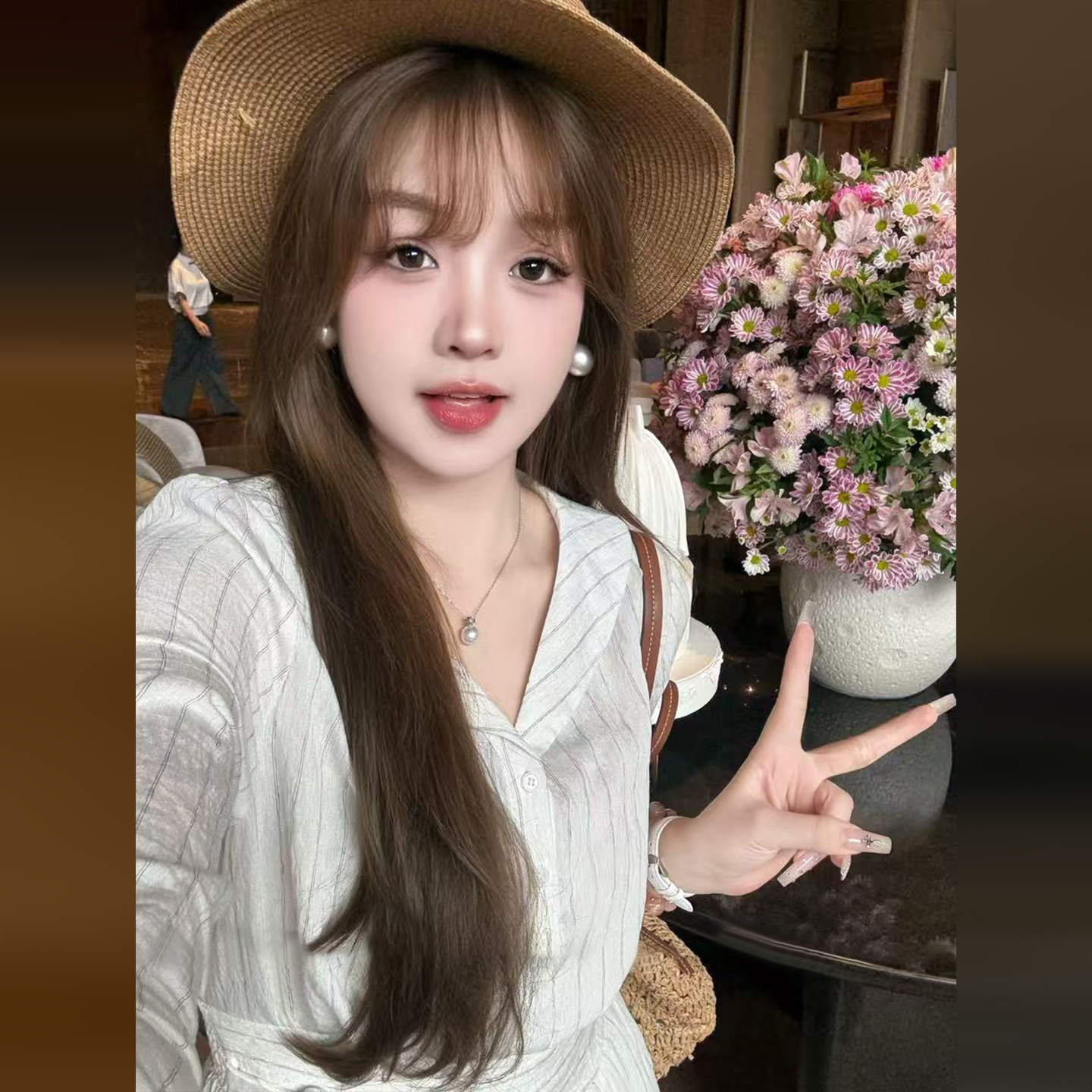 【现货+运补】早秋韩系简约慵懒气质感通勤收腰条纹连衣裙7388