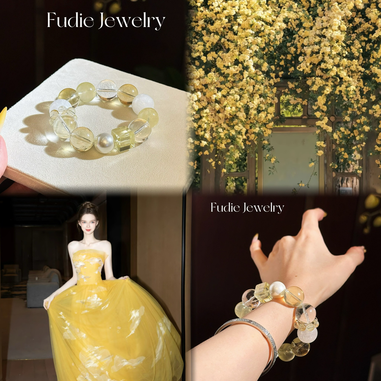 Fudie Jewelry［梨花小隐］ 水晶 原创DIY设计 多样性发货 j2aj15js