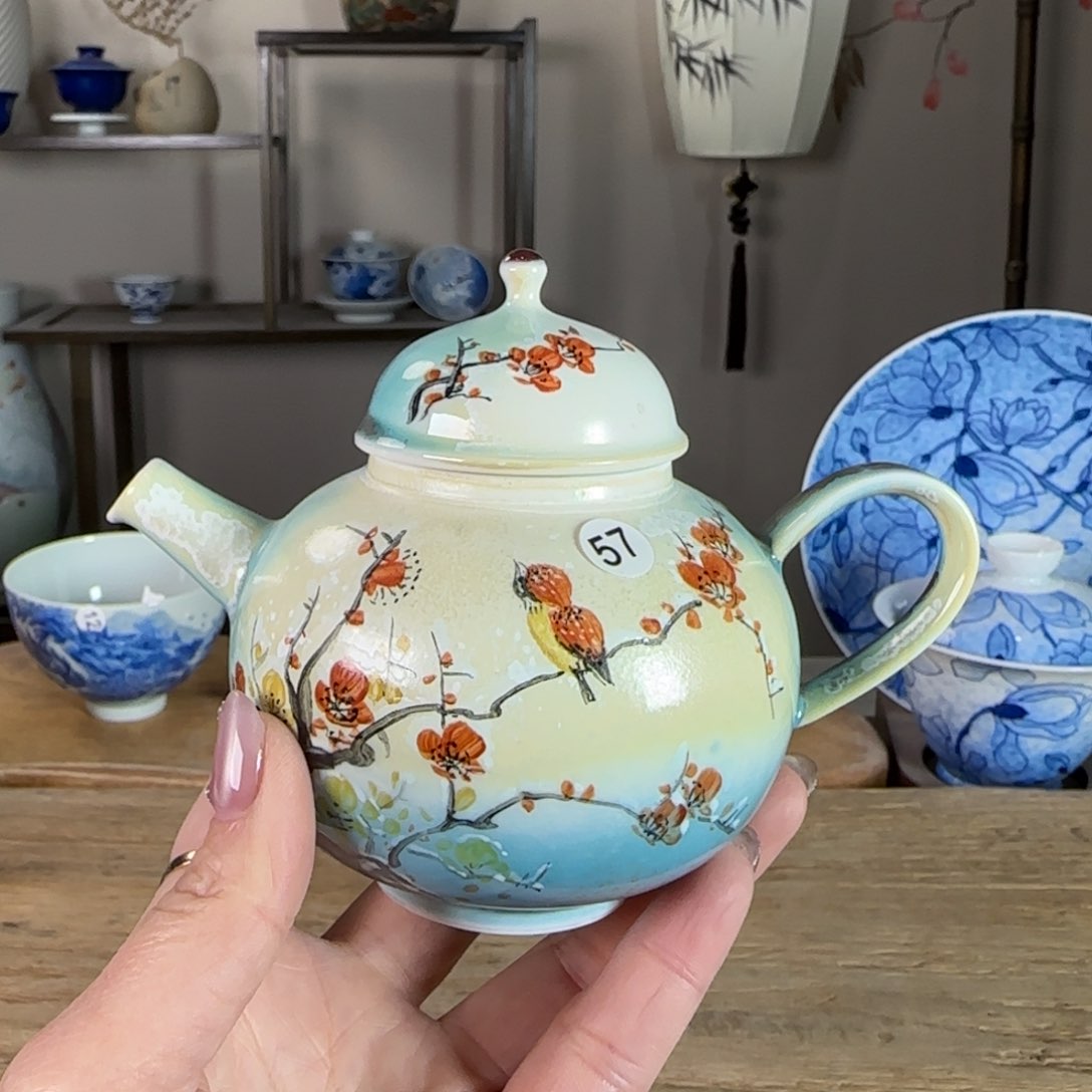 杯 景德镇陶瓷柴烧多人