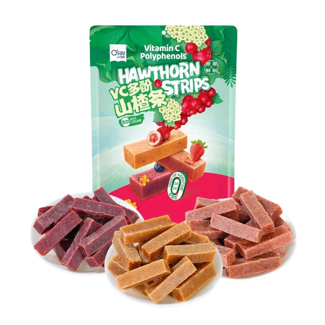 【山姆会员超市】奥赛 VC多酚山楂条 三种口味