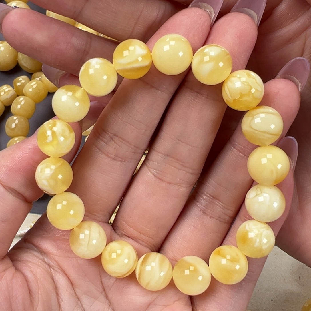 未镶嵌琥珀手链14妖花