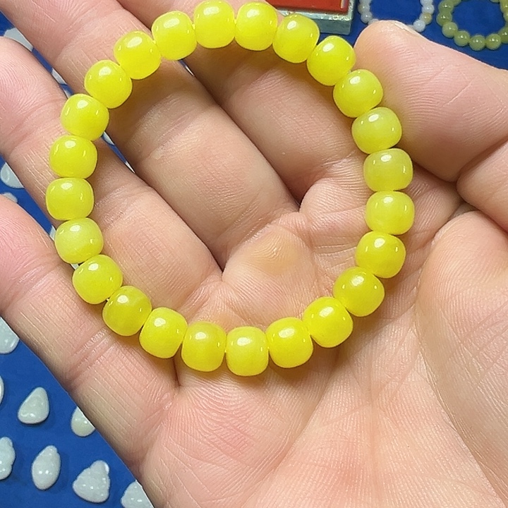 和田玉（黄玉）未镶嵌手串