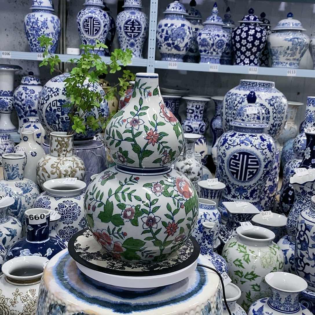 【闪购商品】摆件葫芦瓷器摆件…………………………