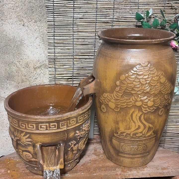 粗陶口径21/40，25/21➕25W水泵➕水管➕过滤棉