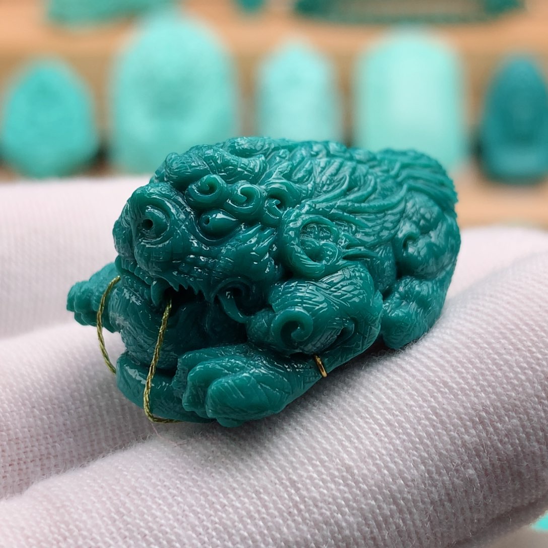 绿松石珠宝奇石未镶嵌