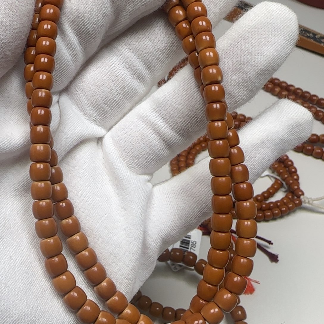 手串橄榄核老挝长串极限弧三花6.3mm