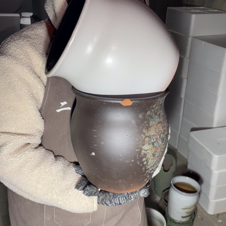 花盆紫砂口21高24瑕疵瑕疵