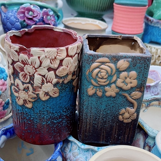 多肉绿植陶瓷花盆9.9包邮