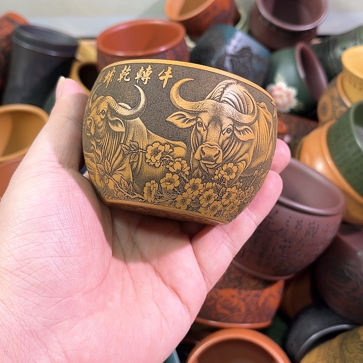 茶杯紫砂全手工紫砂主人杯