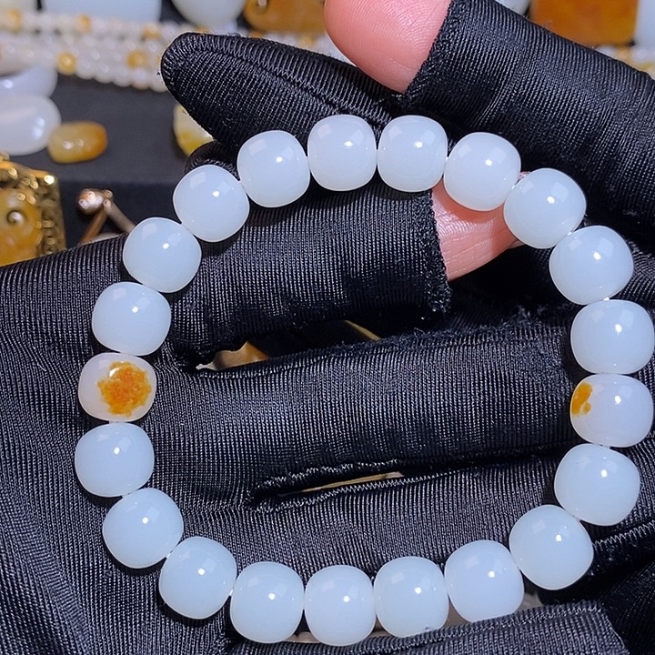 和田玉未镶嵌手链