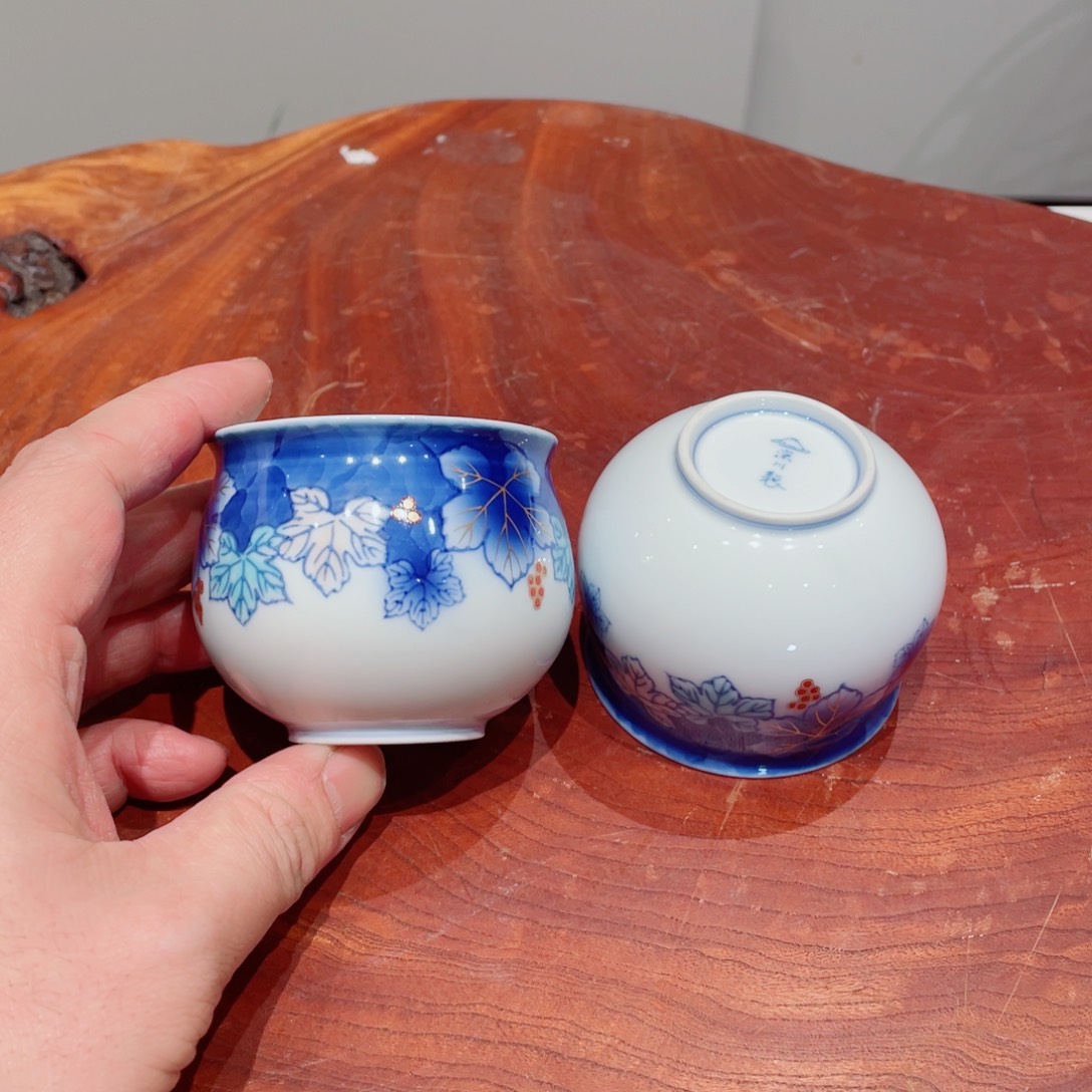 瓷片深川葡萄杯中号