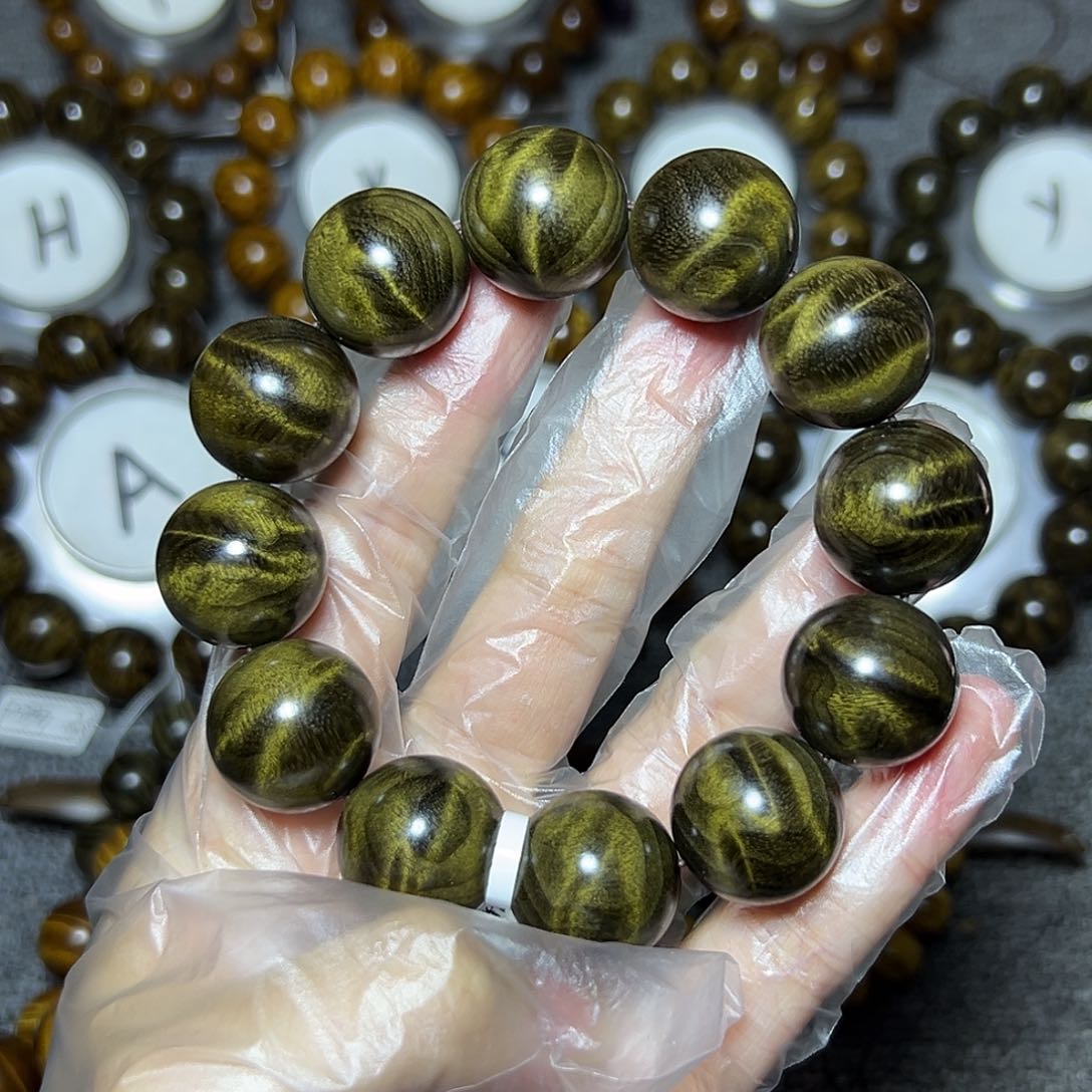 阴沉木手串/手链阴沉2.0水波闪电