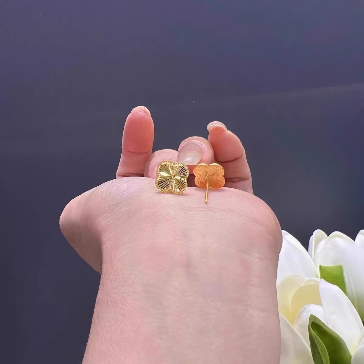 MY8665高奢时尚-五花镭射耳