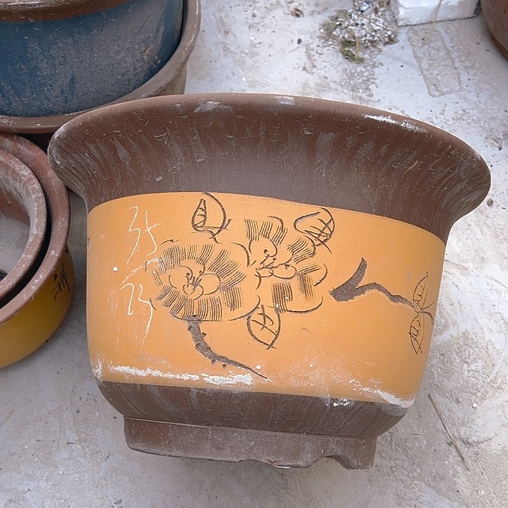 紫砂花盆特价清仓处理