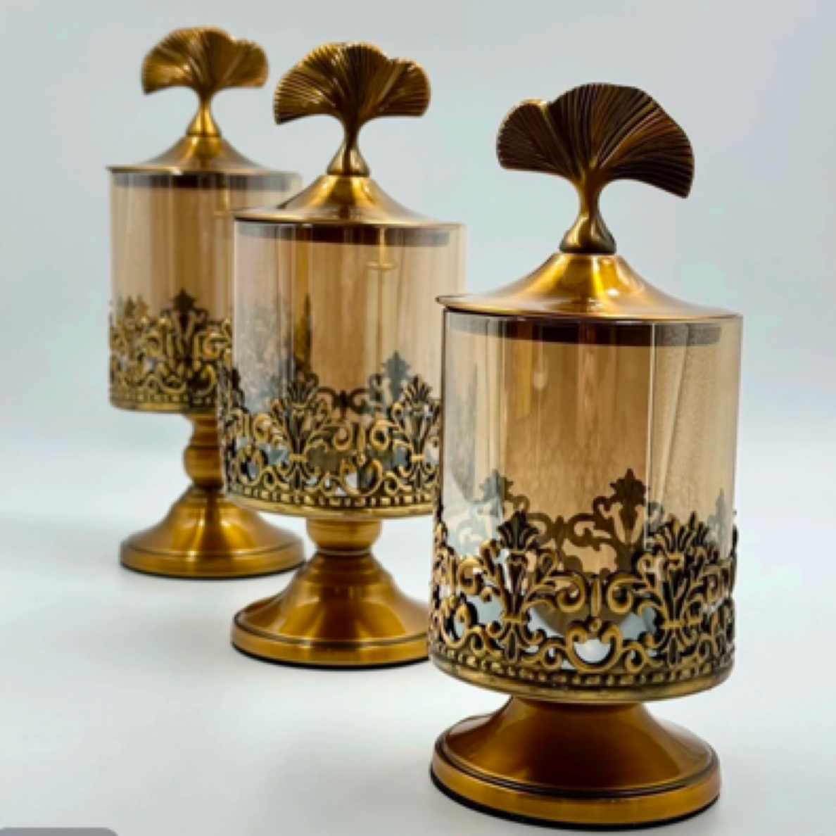 3件套糖果盘铜色