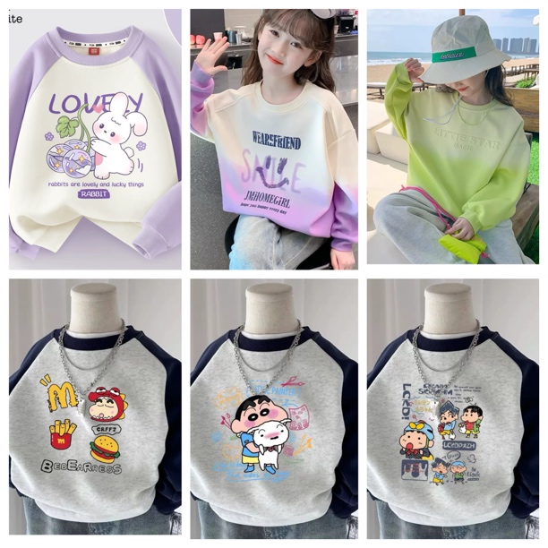 020  品牌连帽卫衣  儿童长袖卫衣宽松打底百搭卡通秋季