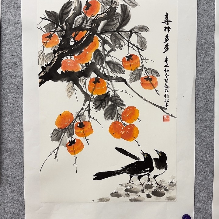 国画花鸟等动物为主料制作而来