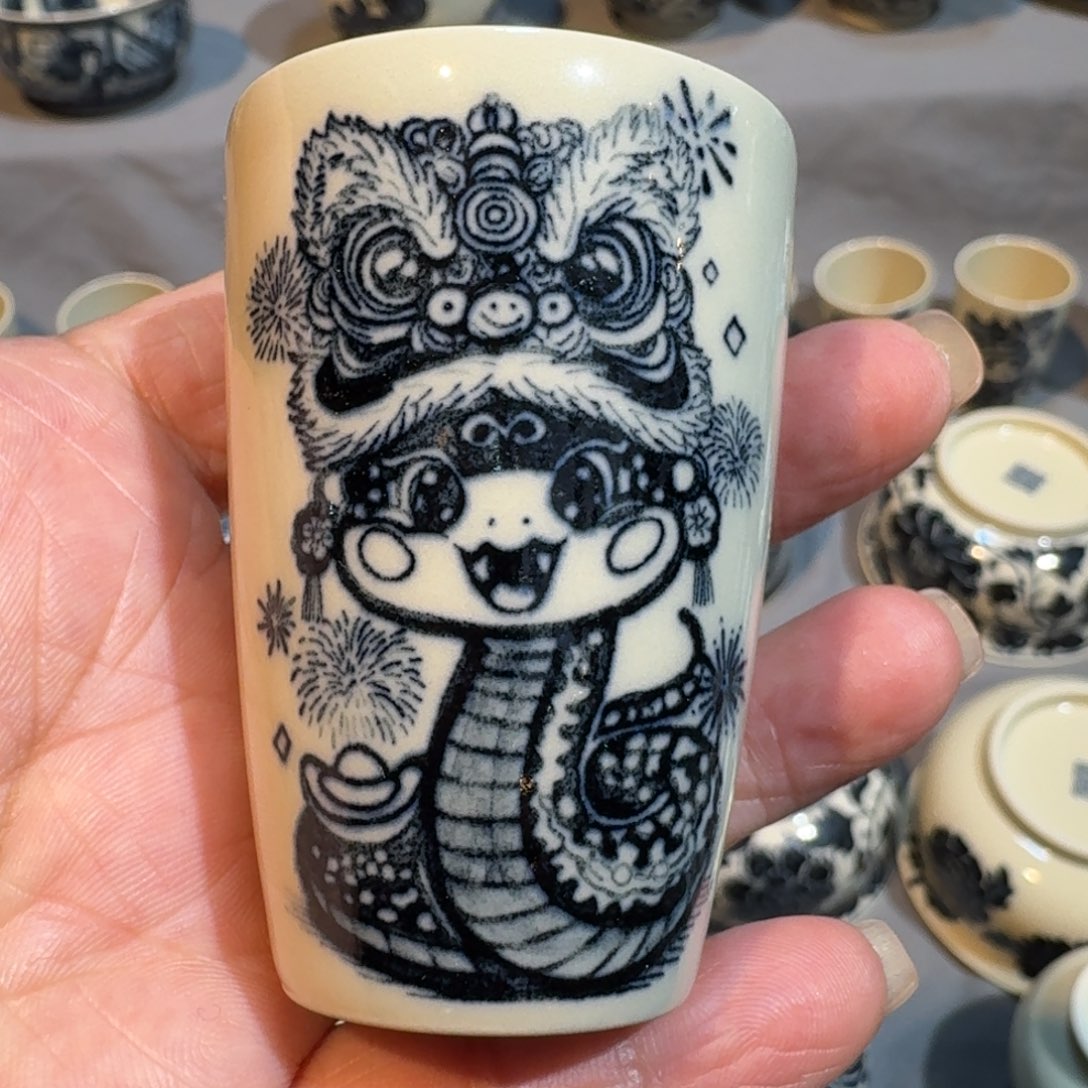 景德镇陶瓷手绘单杯