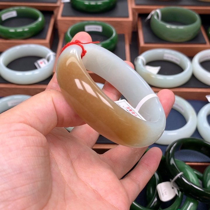 和田玉（糖玉）手镯未镶嵌摘*59➕