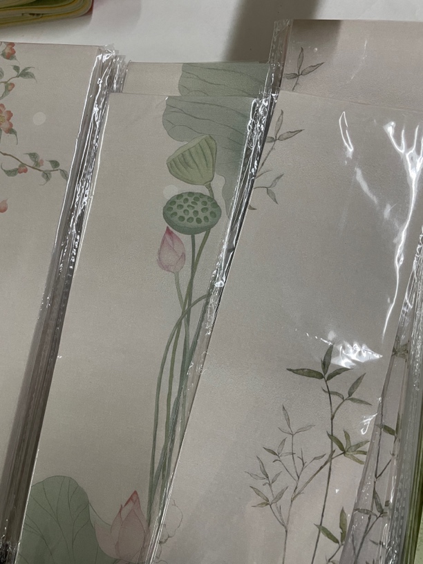 浮力！【一笔雅笺】8*28cm   发 2包