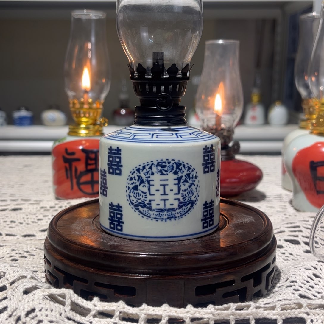 摆件景德镇陶瓷香薰灯