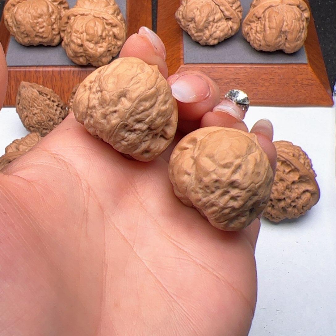 文玩核桃把件古蝉29丽