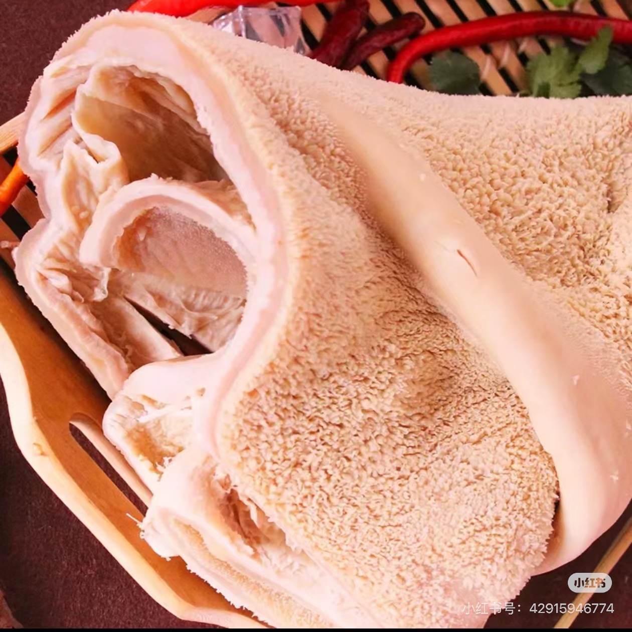 荔枝家牛肚清水牛肚8分熟新鲜冷链