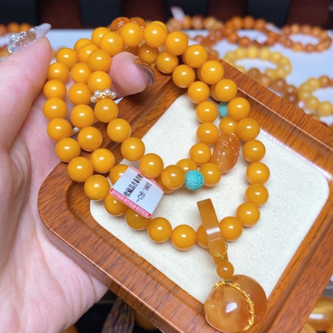 【闪购商品】蜜蜡手链未镶嵌手串