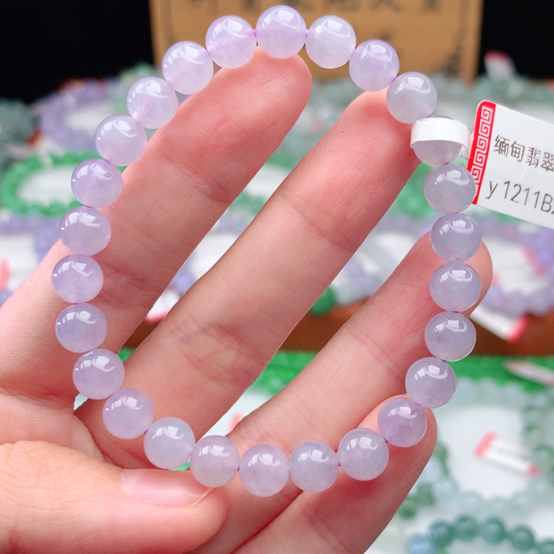 翡翠手链未镶嵌翡翠7mm