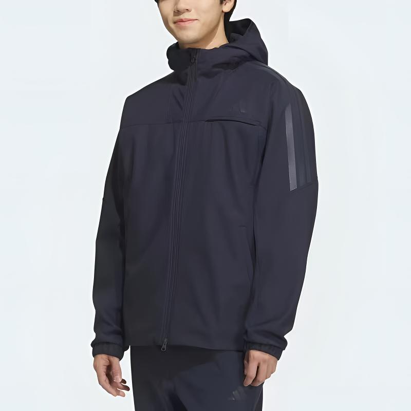 阿迪达斯/adidas冬季男子运动休闲连帽夹克外套 KA1306