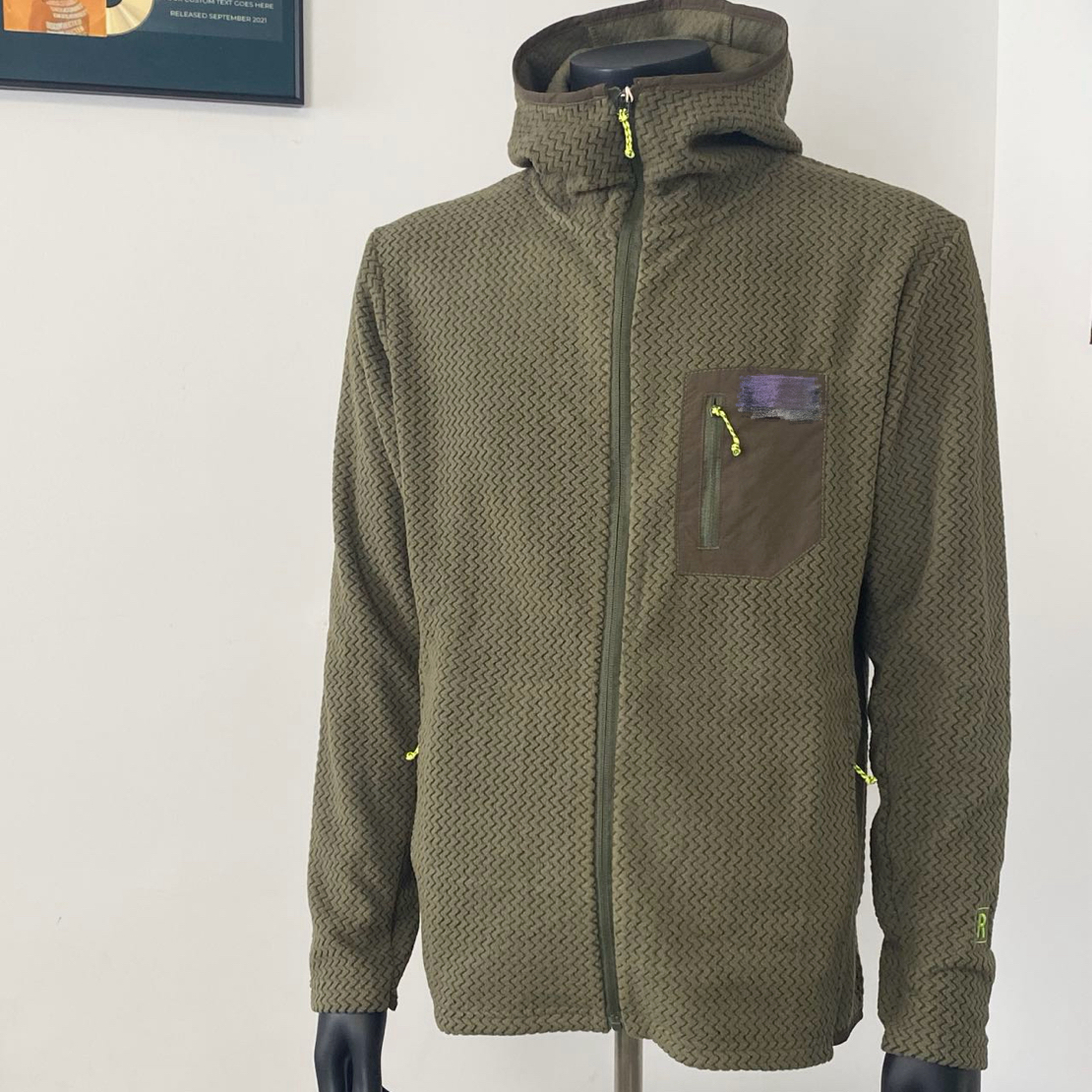 R1 Air 速干透气抓绒加绒连帽夹克外套抓绒衣