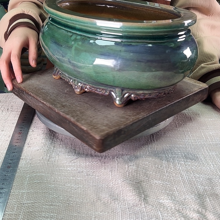 泳坤堂石湾花盆陶瓷