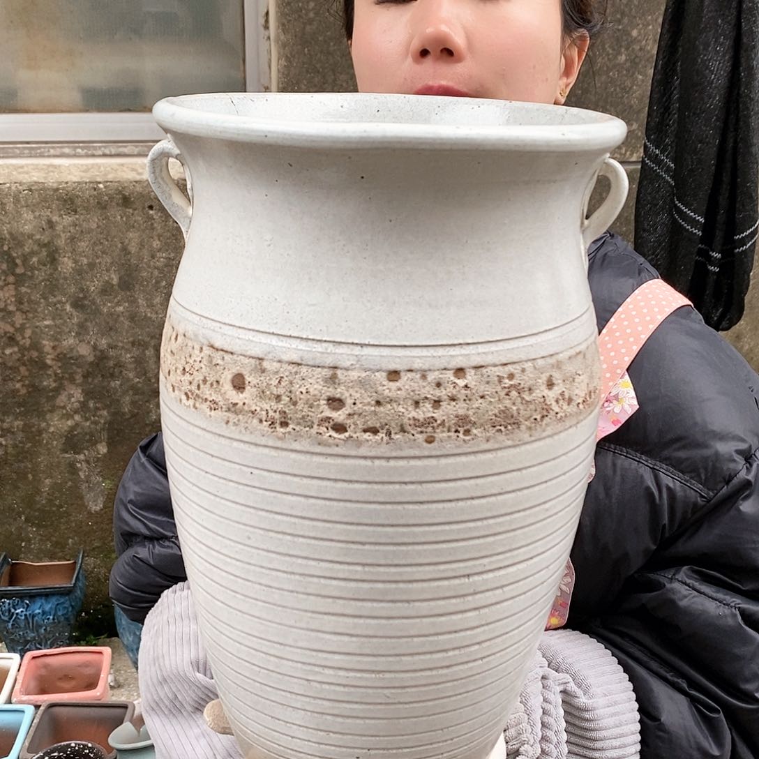 紫砂花盆正品口20高32