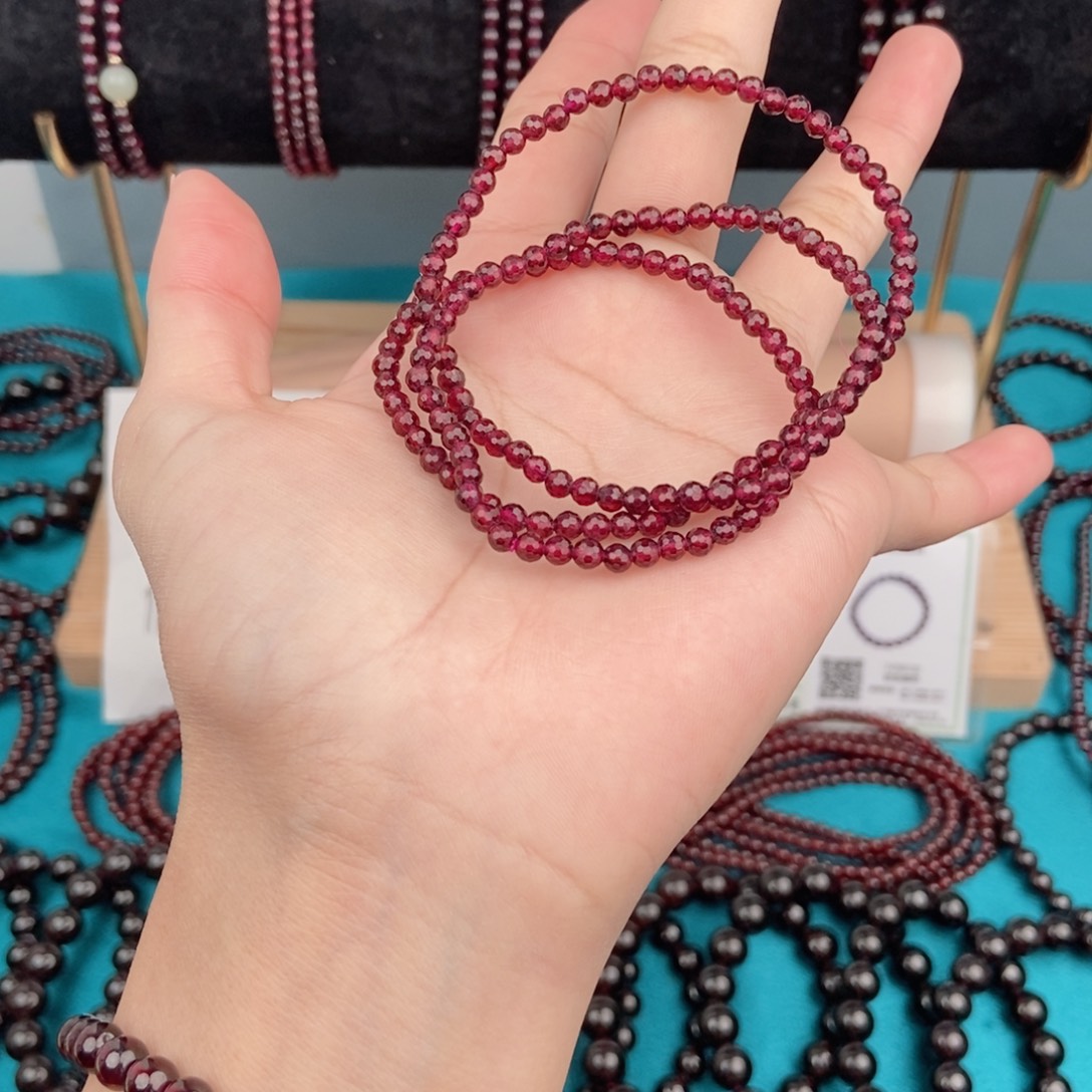 石榴石未镶嵌手链