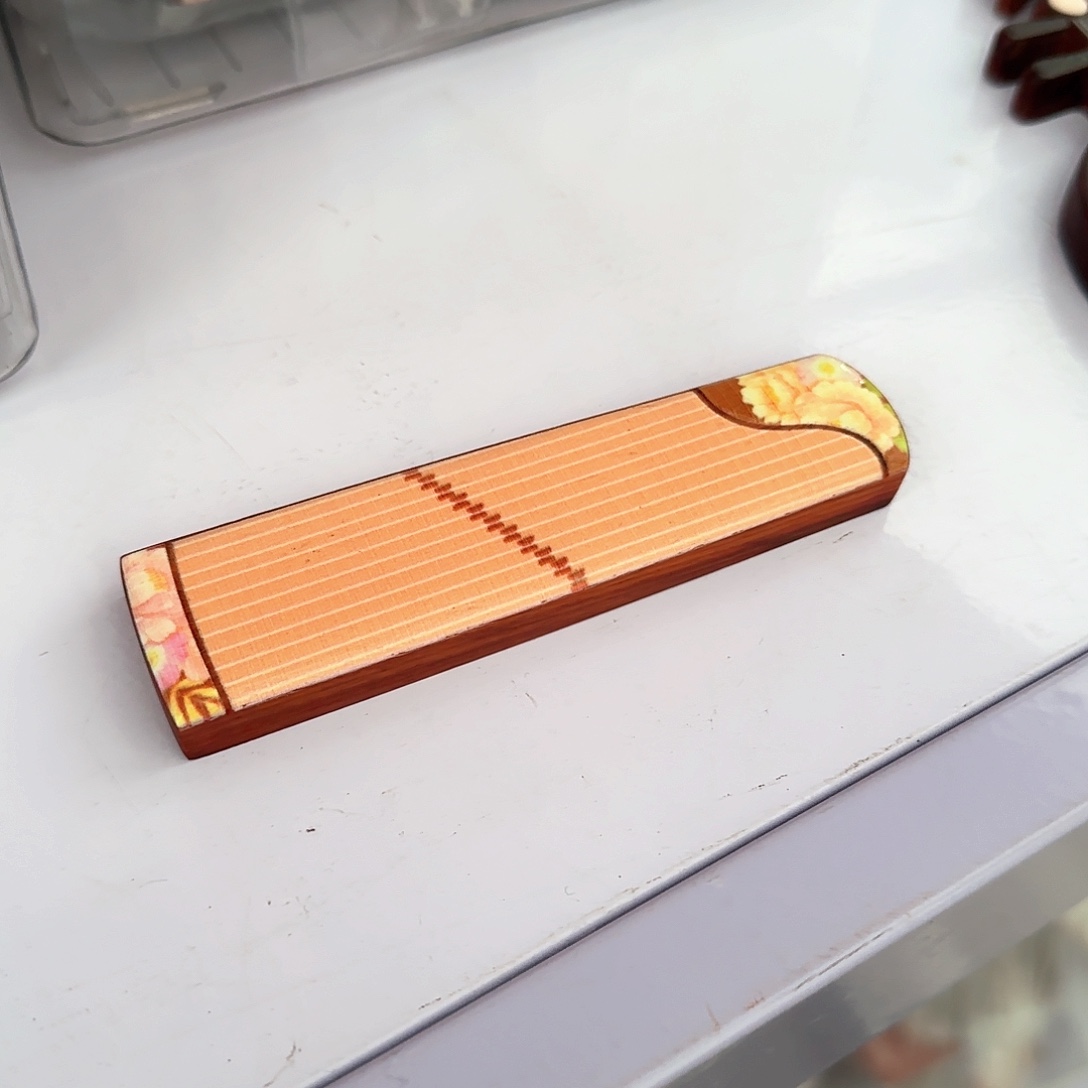 紫檀木类端景台古筝冰箱贴